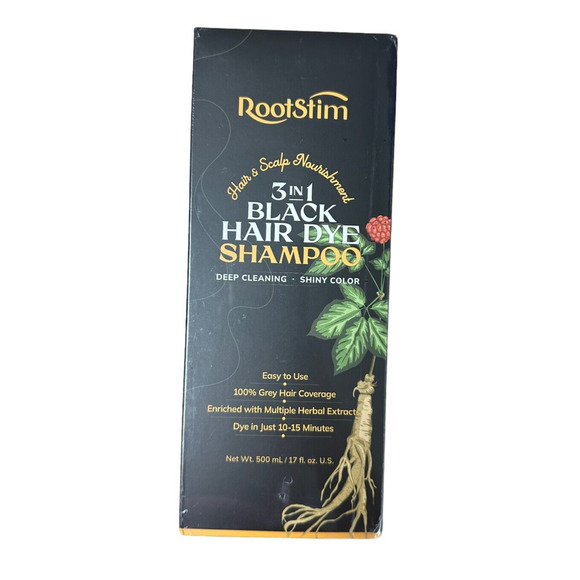 Instant Black Hair Dye Shampoo for Gray Hair 3 in 1 Hair Color Shampoo for Women - Picture 3 of 4